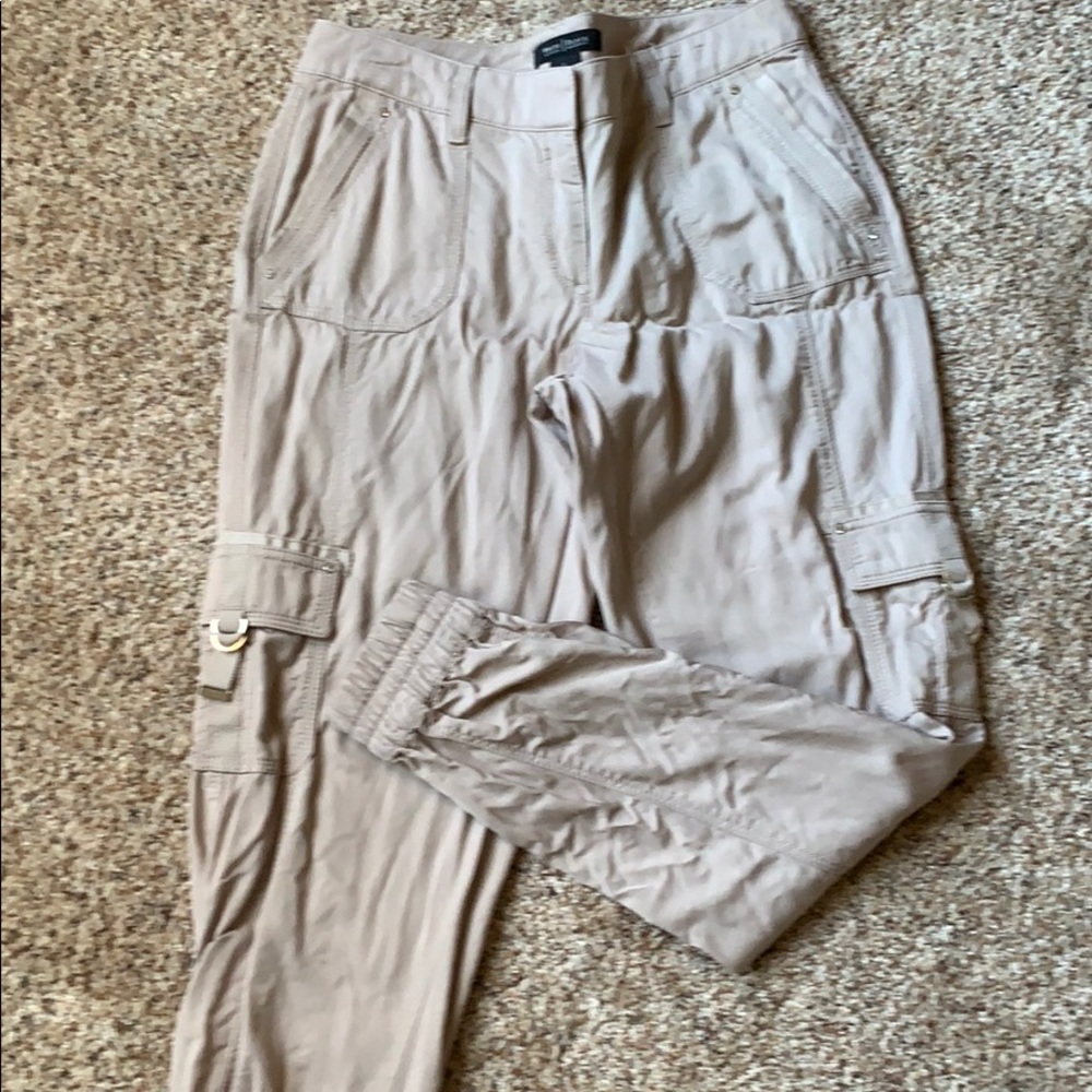 Khaki drapey jogger